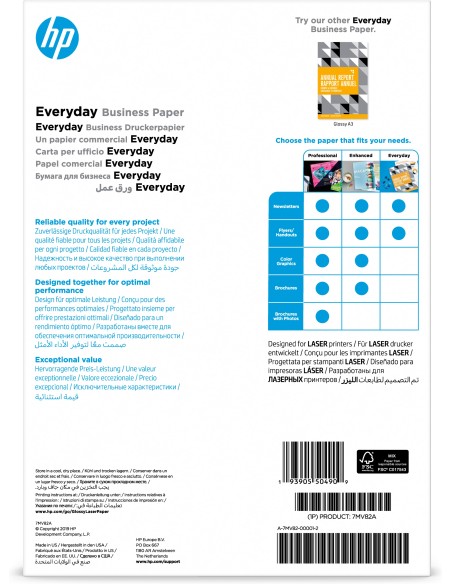 Papel para uso profesional Everyday, satinado, 120 g/m2, A4 (210 x 297 mm), 150 hojas