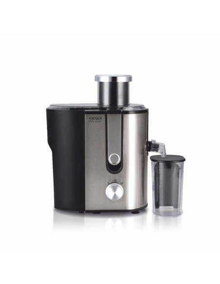 JE-600.002B exprimidor Licuadora centrífuga Negro, Acero satinado 600 W