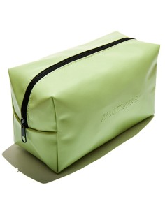 BEAUTYCASEGN neceser y maletín neceser Estuche de maquillaje Imitación piel Verde