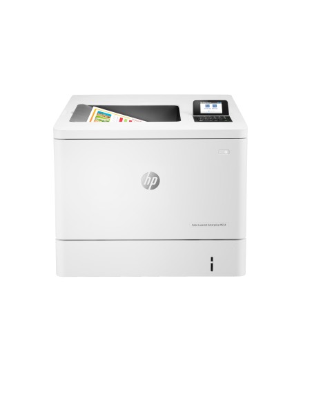 Color LaserJet Enterprise Impresora M554dn, Estampado, Impresión desde USB frontal  Impresión a dos caras
