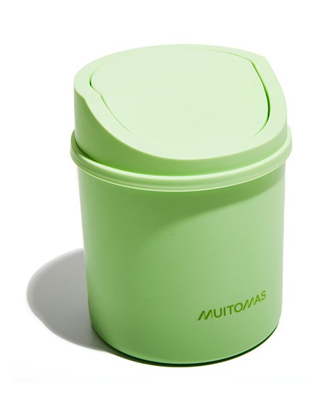 DESKBINGN papelera Alrededor Plástico Verde