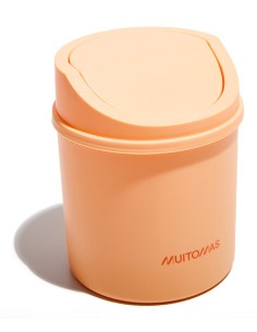 DESKBINPF papelera Alrededor Plástico Durazno