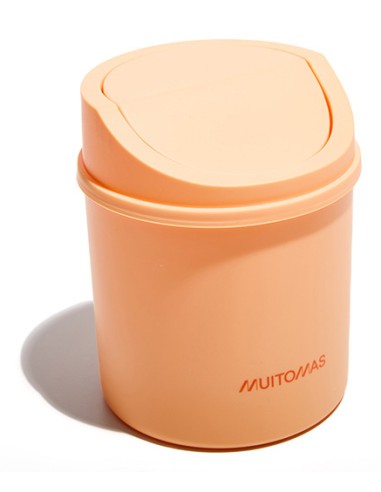 DESKBINPF papelera Alrededor Plástico Durazno