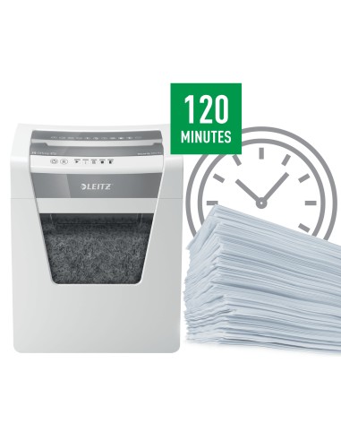 80020000 triturador de papel Microcorte 22,3 cm Blanco