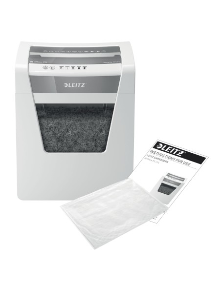 80020000 triturador de papel Microcorte 22,3 cm Blanco