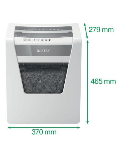 80030000 triturador de papel Corte cruzado 22,3 cm Blanco