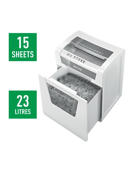 80030000 triturador de papel Corte cruzado 22,3 cm Blanco