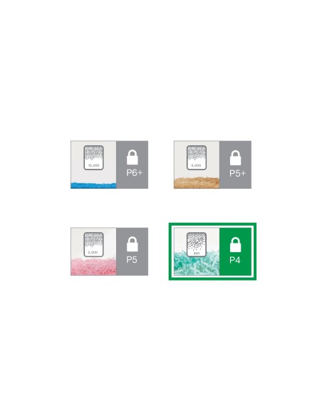 80030000 triturador de papel Corte cruzado 22,3 cm Blanco