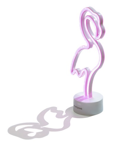 NEONTFLAMINGO lámpara de mesa Bombilla(s) no reemplazable(s) Neon Blanco