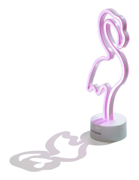 NEONTFLAMINGO lámpara de mesa Bombilla(s) no reemplazable(s) Neon Blanco
