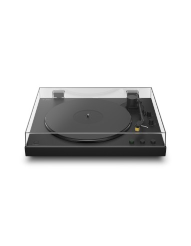 PS-LX5BT Tocadiscos de tracción por correa Negro Automático