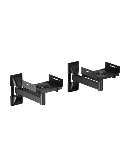 Soporte Universal De Pared Giratorio E Inclinable Para Altavoces, Negro