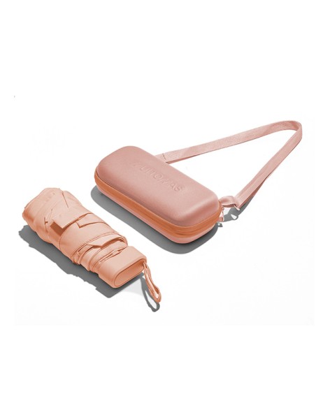 UMBRCASEPF paraguas Durazno Metal Poliéster Compacto