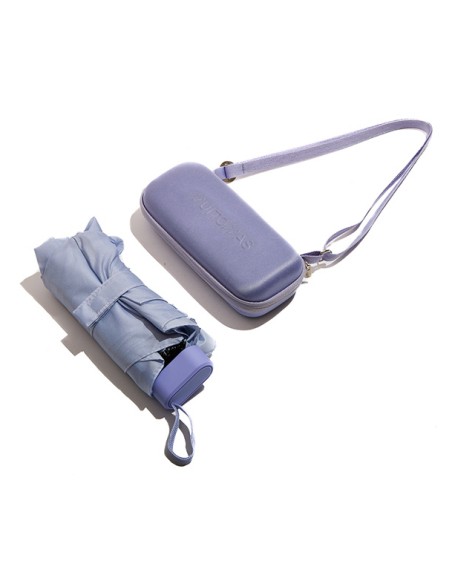 UMBRCASEVL paraguas Violeta Metal Poliéster Compacto