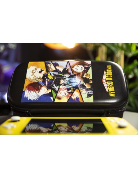 My Hero Academia Funda protectora rígida Nintendo EVA (Etileno Acetato de Vinilo) Negro, Multicolor