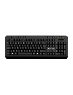 KB503 teclado USB QWERTY Inglés, Español Negro