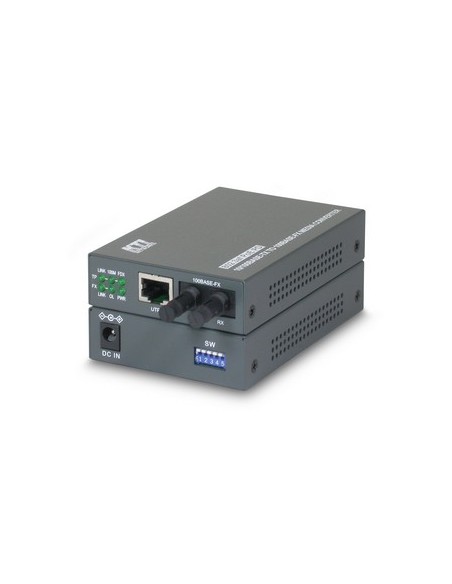 KC-350 100Mbit/s 1310nm Monomodo Gris convertidor de medio