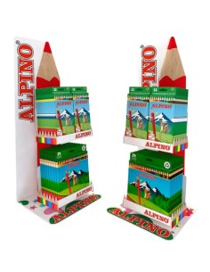 LAPICES COLOR ALPINO EXPOSITOR 36
