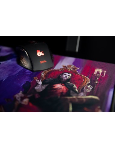 KX DND MOUSEPAD CURSE OF STRAHD Alfombrilla de ratón para juegos Púrpura, Rojo