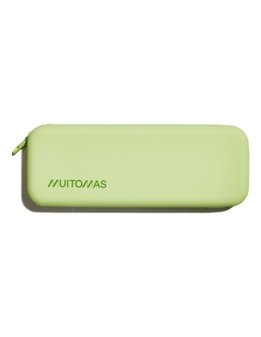 SILPENCASEGN caja de lápices Estuche suave Silicona Verde