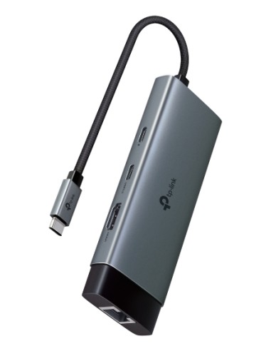 UH6120C hub de interfaz USB Tipo C Gris