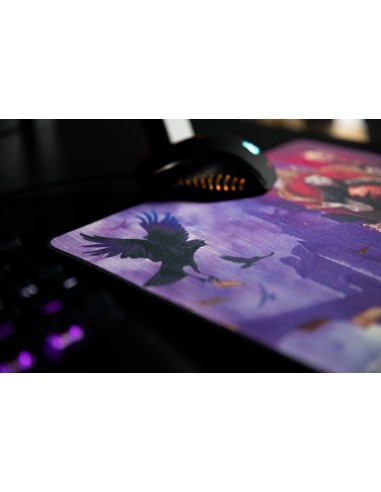 KX DND MOUSEPAD CURSE OF STRAHD Alfombrilla de ratón para juegos Púrpura, Rojo