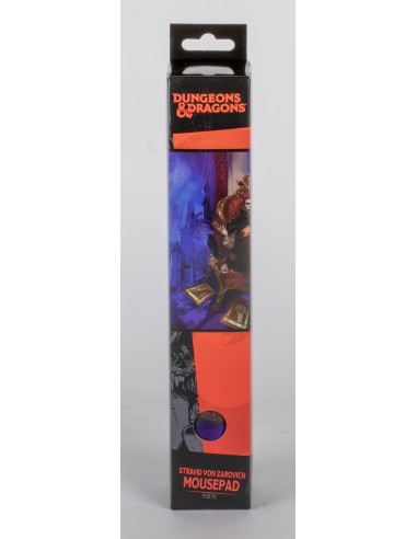 KX DND MOUSEPAD CURSE OF STRAHD Alfombrilla de ratón para juegos Púrpura, Rojo