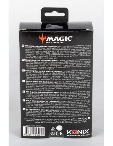 KX MAGIC ULTRA LIGHT MOUSE ratón Ambidextro USB tipo A Óptico 12400 DPI