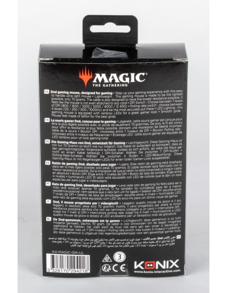 KX MAGIC ULTRA LIGHT MOUSE ratón Ambidextro USB tipo A Óptico 12400 DPI KX MAGIC ULTRA LIGHT MOUSE ratón Ambidextro USB tipo A Óptico 12400 DPI