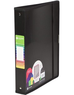 12371406 carpeta de cartón A4+ Negro - Pack de 4 unidades - 12371406