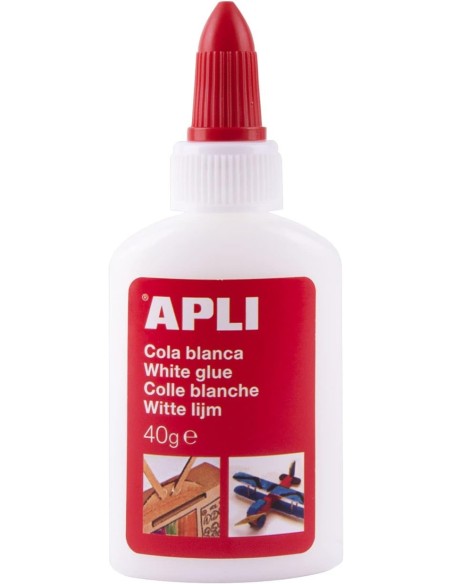 Bote pegamento cola blanca 40g Apli