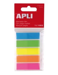 Indices autoadhesivos colores surtidos fluor Apli