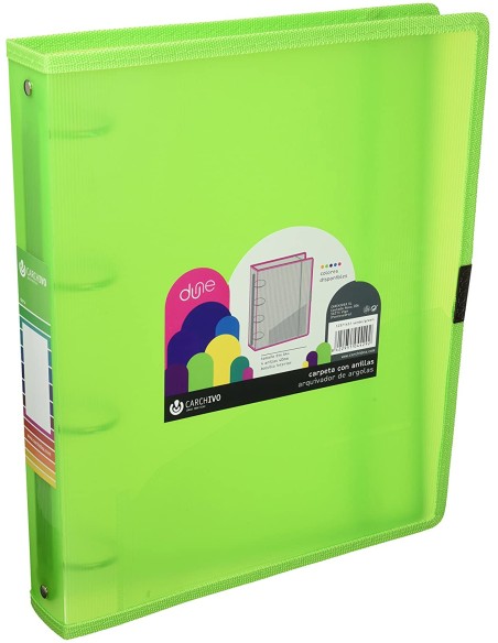 Dune carpeta de cartón A4+ Verde - Pack de 4 unidades - 12371451