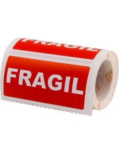 Rollo 200 etiquetas fragil 50x100mm Apli