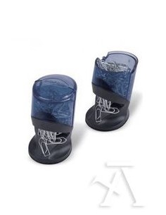 Bote portaclips negro con 100 clips Maped