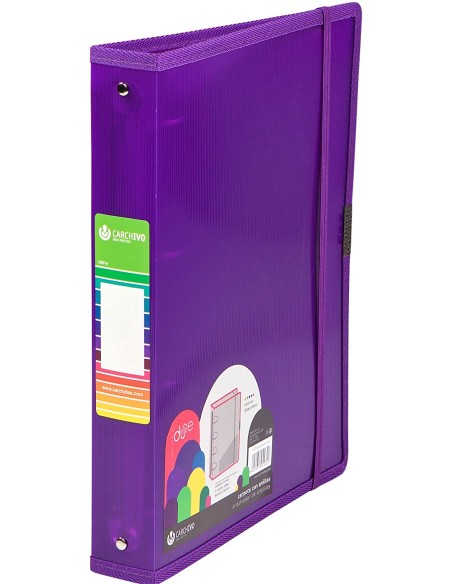 Dune carpeta de cartón A4+ Púrpura - Pack de 4 unidades - 12371456