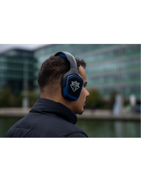 KX JUJUTSU GAMING HEADSET Auriculares Alámbrico Diadema Juego Negro, Azul