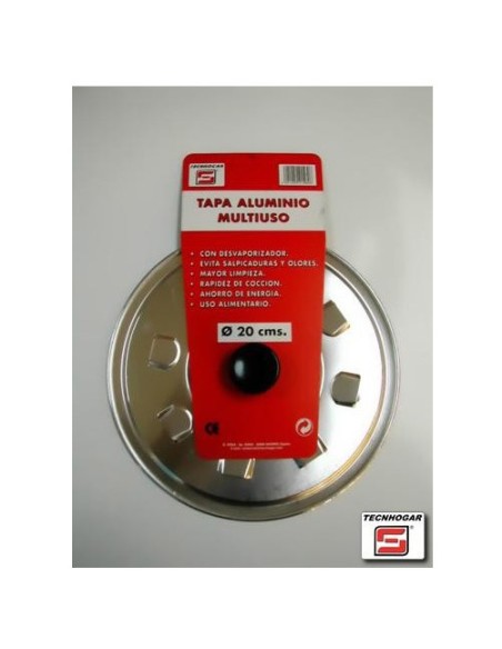 01580 tapa para alimentos Aluminio Alrededor Tapa para boles