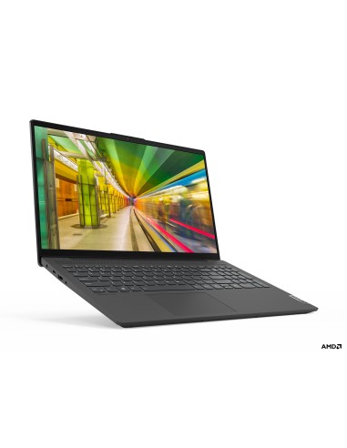 IdeaPad 5 15ALC05 Portátil 39,6 cm (15.6") Full HD AMD Ryzen 7 5700U 8 GB DDR4-SDRAM 512 GB SSD Wi-Fi 6 (802.11ax) Gris
