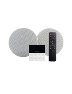 KS-WALL sistema de audio para el hogar Minicadena de música para uso doméstico 30 W Negro, Gris, Blanco