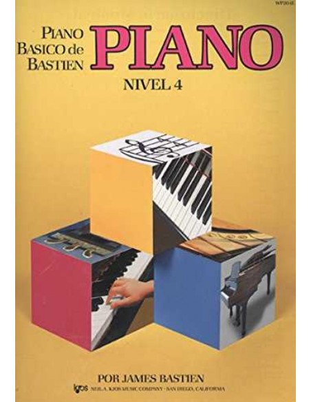 Piano basico de Bastien nivel 4