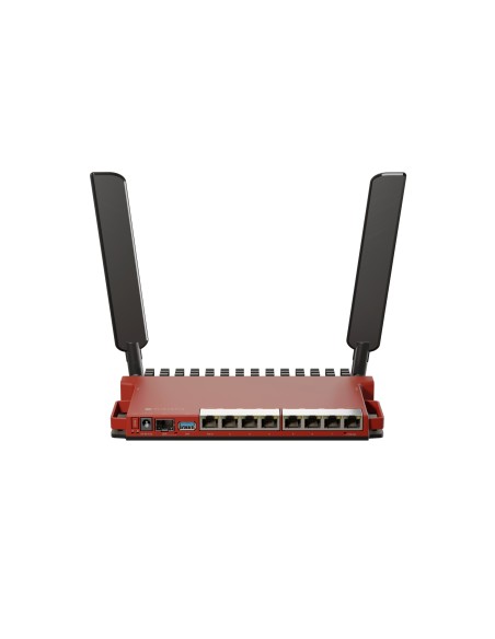 L009UiGS-2HaxD-IN router inalámbrico Gigabit Ethernet Banda única (2,4 GHz) Rojo