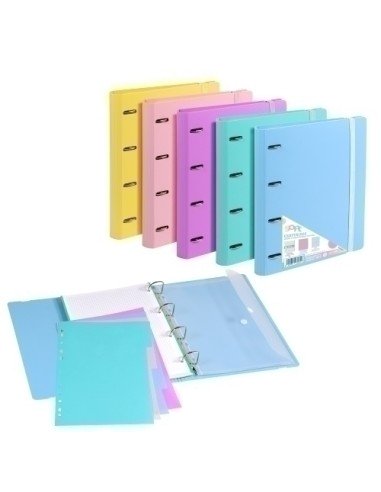 CARPEBLOC CARCH.SOFT PP A4 4AN.100 H VER - Pack de 4 unidades