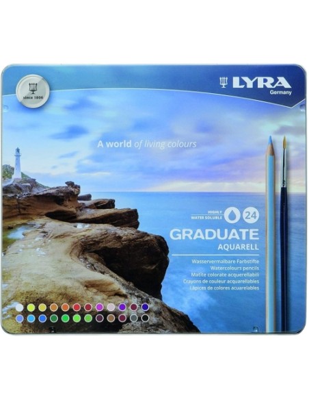 LAPIZ LYRA GRADUATE AQUARELL C/24 - Pack de 3 unidades