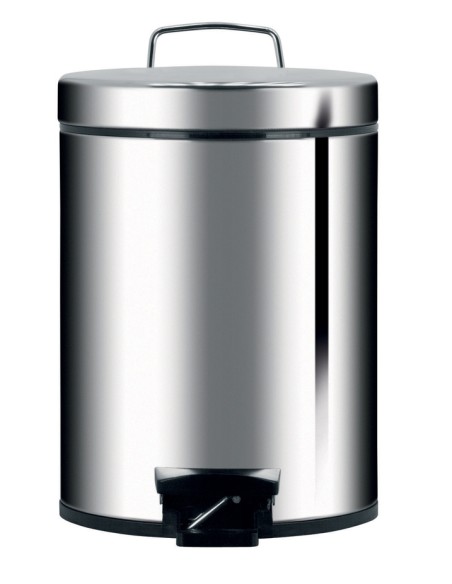 124907 papelera 12 L Acero inoxidable