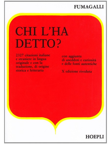 Chi l ha detto