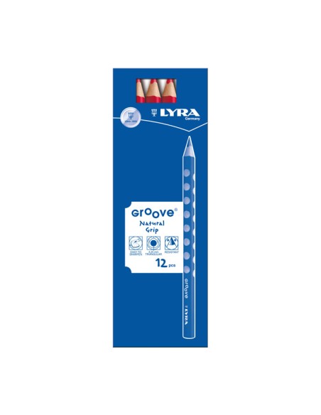 C.12 LAPICES LYRA GROOVE 3810027 MAGENTA