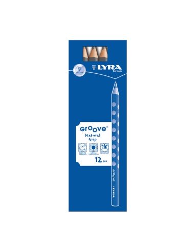 C.12 LAPICES LYRA GROOVE 3810097 GRIS