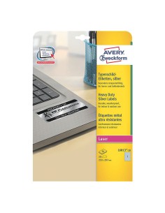 Etiquetas Alta Resistencia Plata