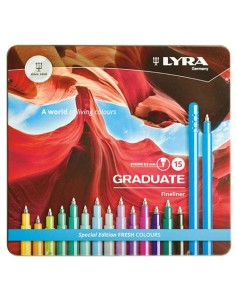 ROTUL.LYRA GRADUATE FINELINER FRESH E.15 - Pack de 5 unidades